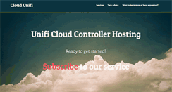 Desktop Screenshot of cloudunifi.com